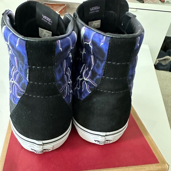 Vans Sk8-Hi Reissue Lightning Black Skateboard Mens 13 Used only worn few times - Picture 3 of 6